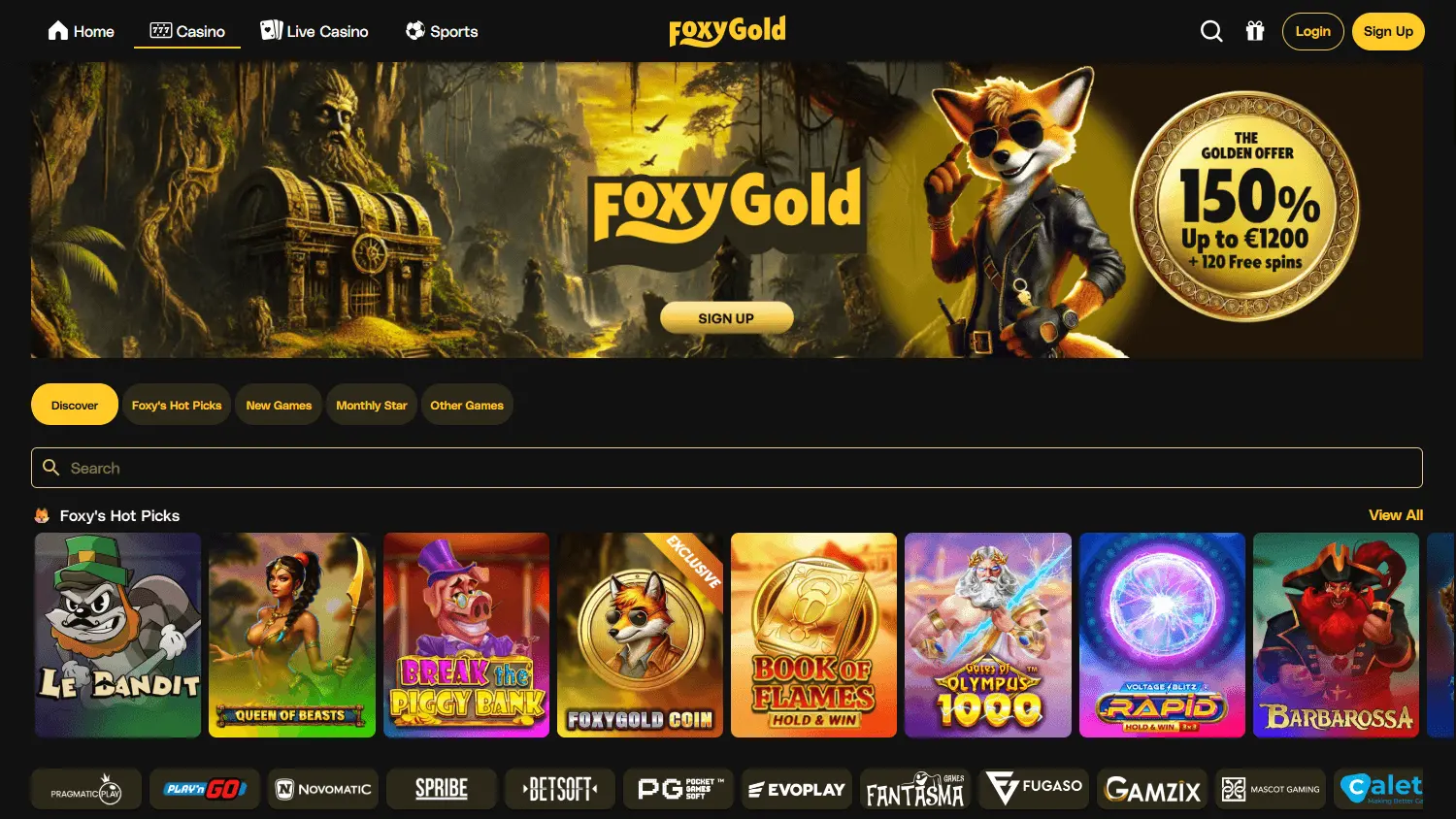 Foxygold Casino – Casino spelen met echt geld image 2